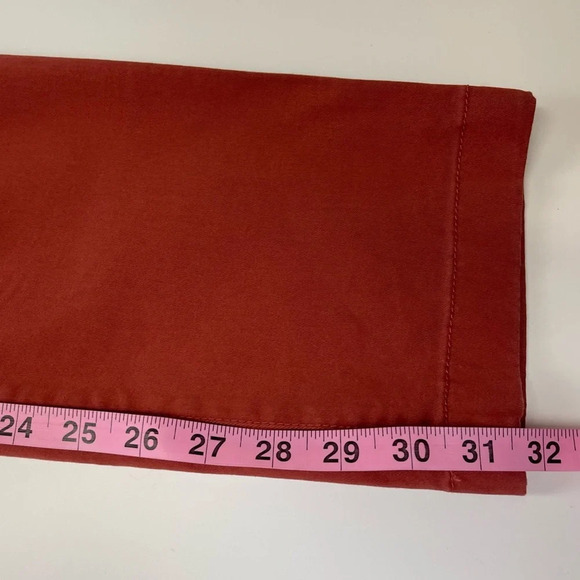NEW 14th and Union Pants Mens 30x32 Red Chinos Khakis Slim Fit Cotton Blend NWT - Picture 11 of 11